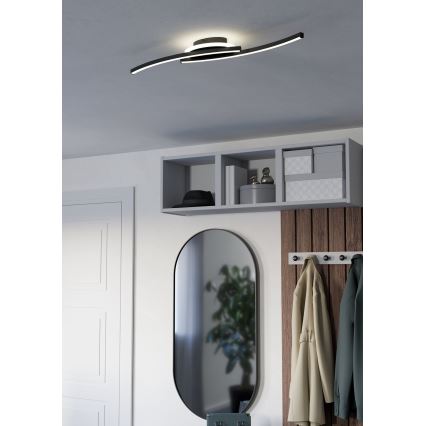 Eglo - Стельовий LED світильник LED/12W/230V 4000K чорний