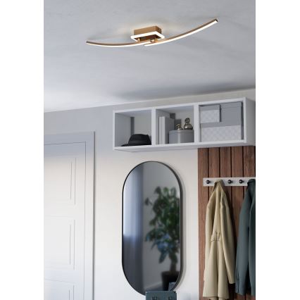 Eglo - Светодиодный потолочный светильник LED/12W/230V 4000K медный