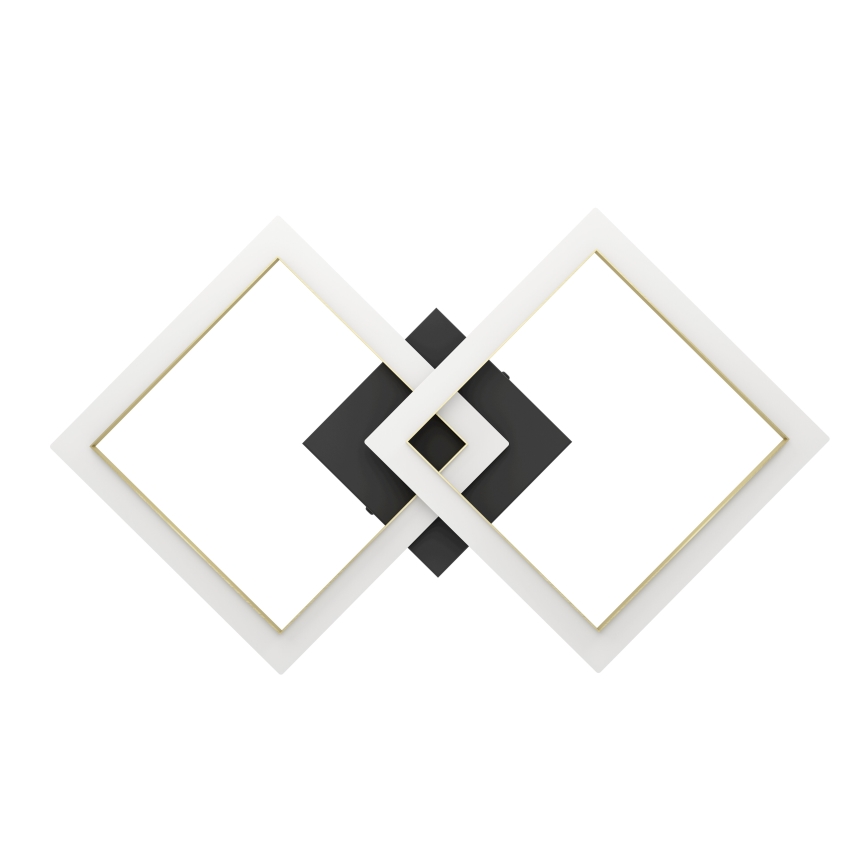 Eglo - Светодиодный потолочный светильник с регулированием яркости LED/18,4W/230V 4000K черный/золотистый