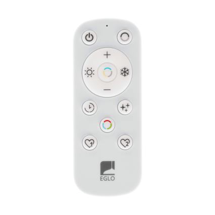 Eglo - Светодиодный потолочный светильник с регулированием яркости LED/20W/230V 2700-6500K белый + дистанционное управление