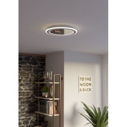Eglo - Светодиодный потолочный светильник с регулированием яркости LED/20W/230V 2700-6500K белый + дистанционное управление