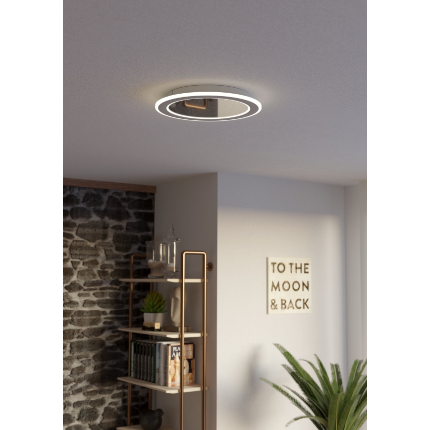 Eglo - Светодиодный потолочный светильник с регулированием яркости LED/20W/230V 2700-6500K белый + дистанционное управление