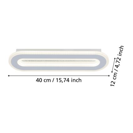 Eglo - Светодиодный настенный светильник LED/12W/230V 4000K белый