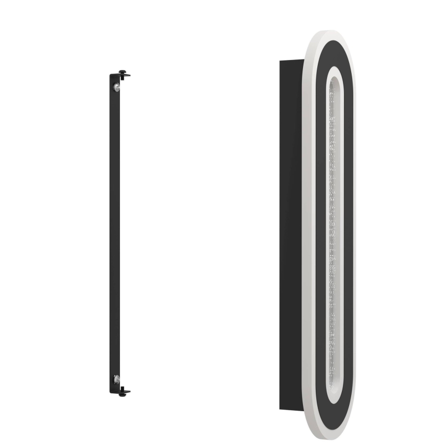 Eglo - Светодиодный настенный светильник LED/12W/230V 4000K черный