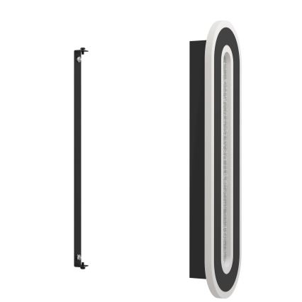 Eglo - Світлодіодний настінний світильник LED/12W/230V 4000K чорний