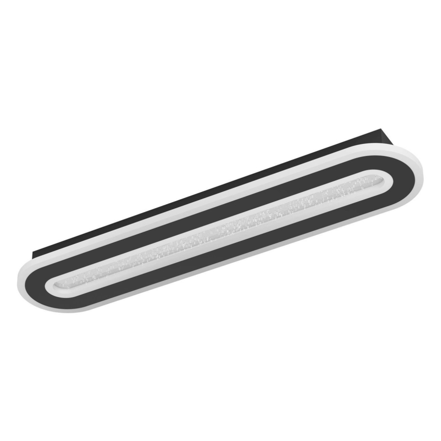 Eglo - Светодиодный потолочный светильник с регулированием яркости LED/20W/230V 2700-6500K черный + дистанционное управление