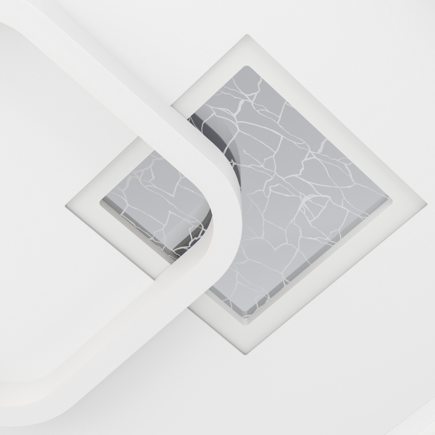 Eglo - Стельовий LED світильник 1xLED/16,2W/230V + 1xLED/9,2W 38x38 см білий