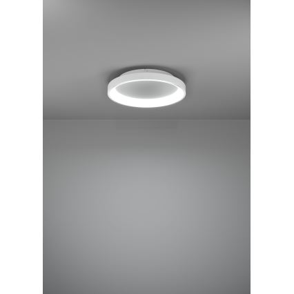 Eglo - Світлодіодний стельовий світильник з регулюванням яскравості LED/12W/230V 2700-6500K білий + пульт дистанційного керування