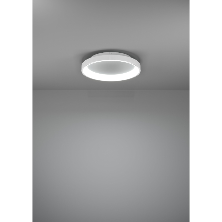 Eglo - Світлодіодний стельовий світильник з регулюванням яскравості LED/12W/230V 2700-6500K білий + пульт дистанційного керування