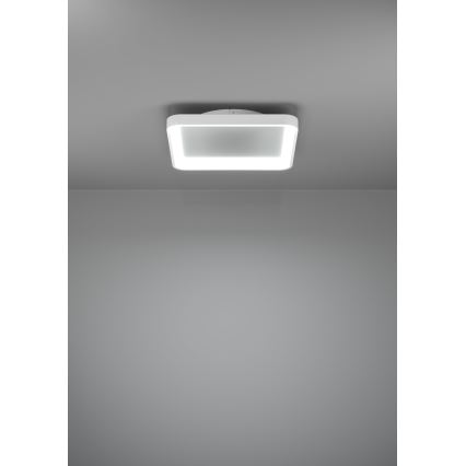 Eglo - Светодиодный потолочный светильник с регулированием яркости LORETELLO LED/12W/230V белый + дистанционное управление