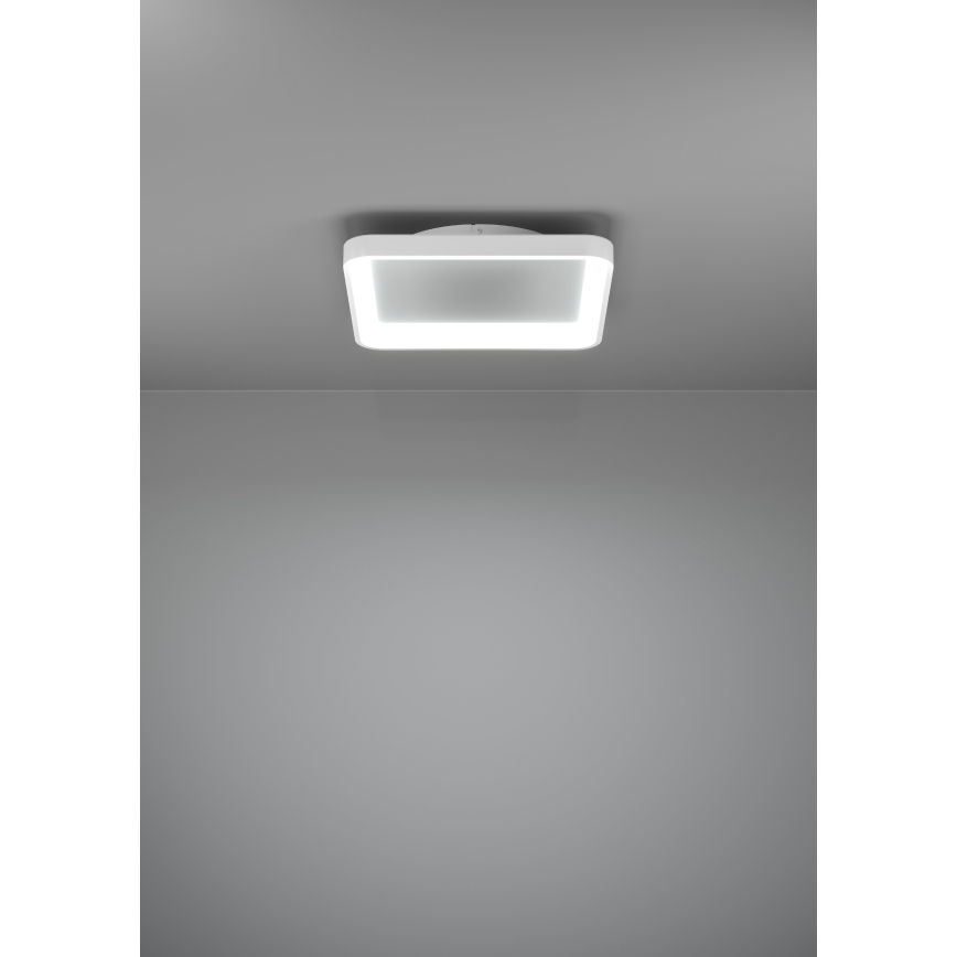 Eglo - Светодиодный потолочный светильник с регулированием яркости LORETELLO LED/12W/230V белый + дистанционное управление