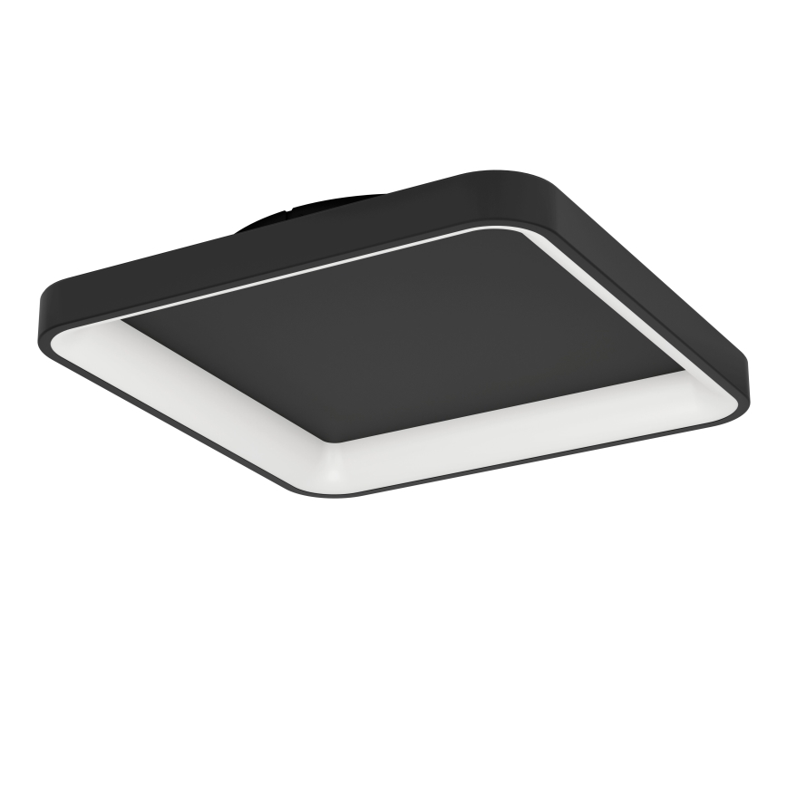 Eglo - Светодиодный потолочный светильник с регулированием яркости LED/12W/230V 2700-6500K черный + дистанционное управление