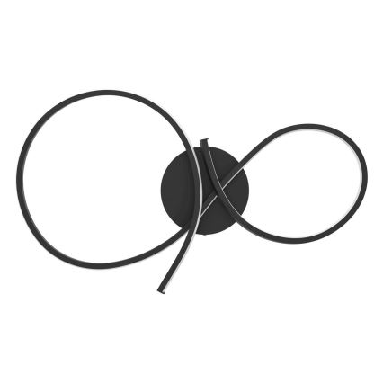 Eglo - Стельовий LED світильник LED/21W/230V 3000K чорний