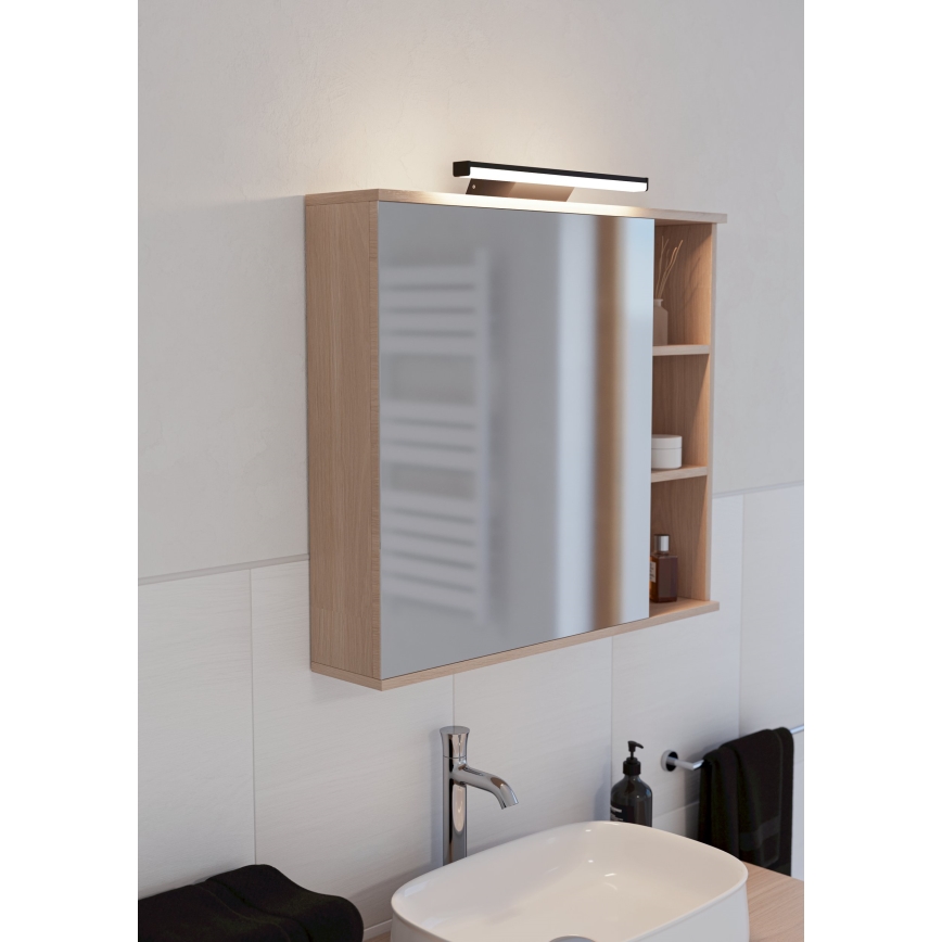 Eglo - Светодиодный RGBW-подсветка для зеркала в ванной комнате с регулированием яркости LED/12W/230V 2700-6500K IP44 черный