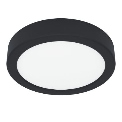 Eglo - LED стельовий світильник LED/7,5 Вт/230 В 2700/4000/6500 К діам. 16,6 см чорний