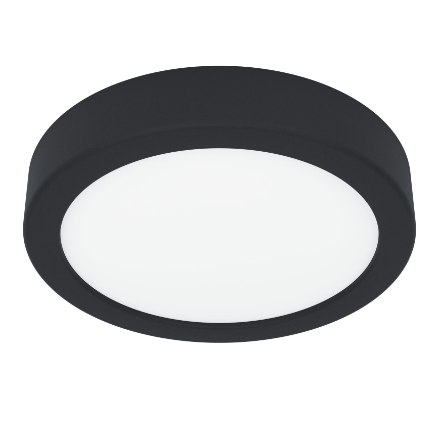 Eglo - LED стельовий світильник LED/7,5 Вт/230 В 2700/4000/6500 К діам. 16,6 см чорний