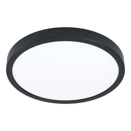 Eglo - светодиодный потолочный светильник LED/14,2Вт/230В 2700/4000/6500К, диаметр 27,8 см, черный