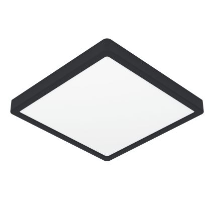 Eglo - LED стельовий світильник LED/13W/230V 2700/4000/6500K 29x29 см чорний