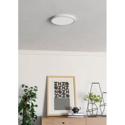 Eglo - LED стельовий світильник LED/14,2W/230V 2700/4000/6500K діам. 27,8 см білий