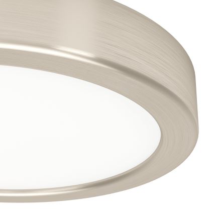 Eglo - LED стельовий світильник LED/7,5 Вт/230 В 2700/4000/6500K діаметр 16,6 см матовий хром