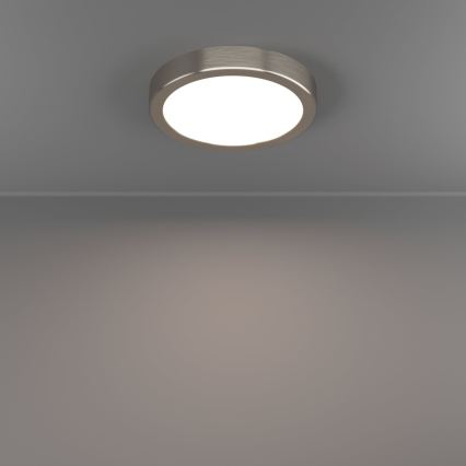 Eglo - LED стельовий світильник LED/7,5 Вт/230 В 2700/4000/6500K діаметр 16,6 см матовий хром