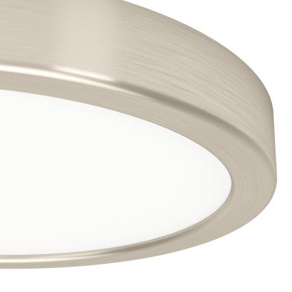 Eglo - LED стельовий світильник LED/11,5 Вт/230 В 2700/4000/6500 К діам. 21,1 см матовий хром
