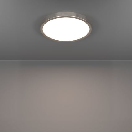 Eglo - LED стельовий світильник LED/14,2W/230V 2700/4000/6500K діаметр 27,8 см матовий хром