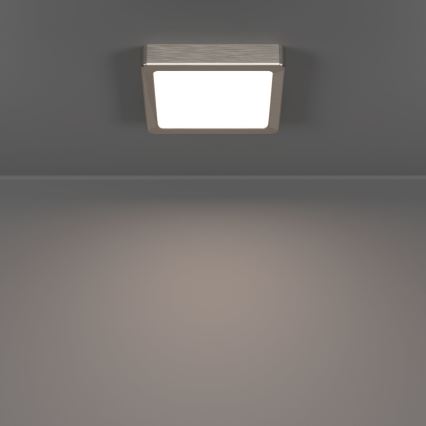 Eglo - LED-потолочный светильник LED/7 Вт/230 В 2700/4000/6500 К 15x15 см матовый хром