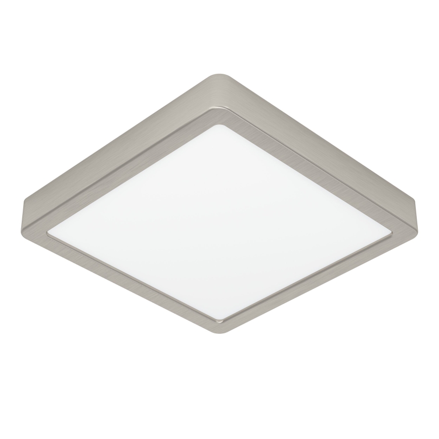 Eglo - LED стельовий світильник LED/10,5W/230V 2700/4000/6500K 22x22 cm матовий хром