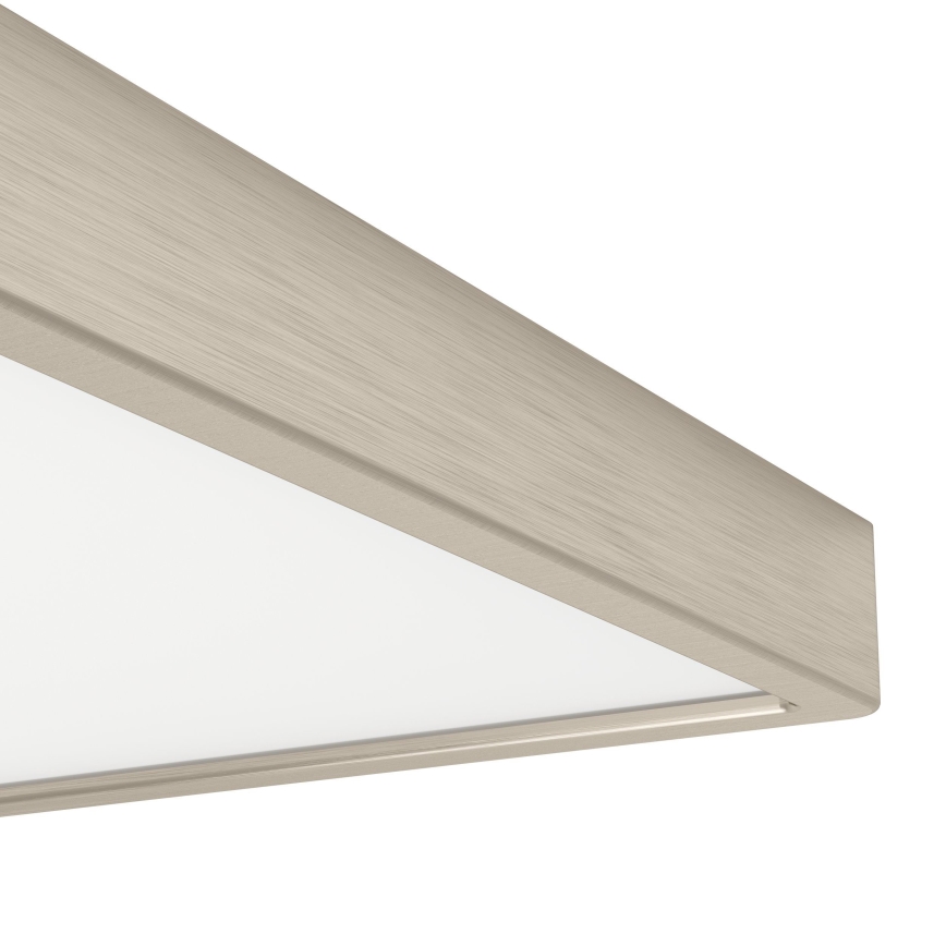 Eglo - Светодиодный потолочный светильник LED/13W/230V 2700/4000/6500К 29x29 см матовый хром