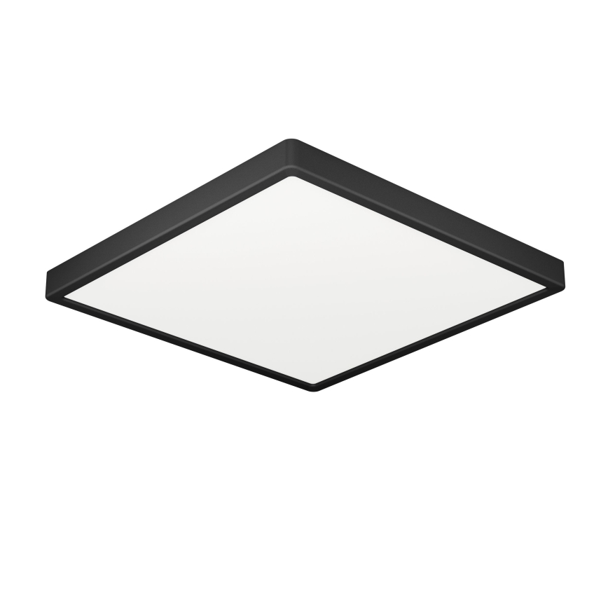 Eglo - LED стельовий світильник для ванної кімнати LED/10,5 Вт/230 В 2700/4000/6500 К 22×22 см IP44 чорний