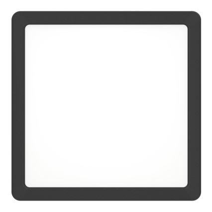 Eglo - LED стельовий світильник для ванної кімнати LED/10,5 Вт/230 В 2700/4000/6500 К 22×22 см IP44 чорний