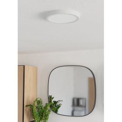 Eglo - Потолочный LED-светильник для ванной комнаты LED/11,5 Вт/230 В 2700/4000/6500 К Ø 21,1 см IP44 белый