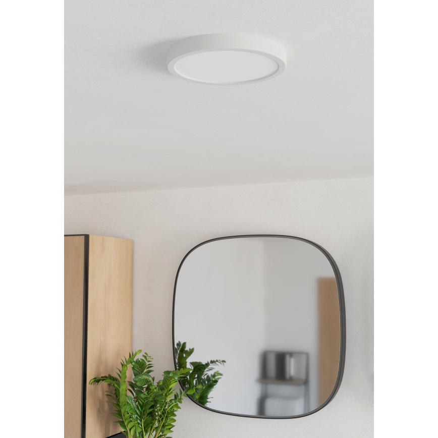 Eglo - Потолочный LED-светильник для ванной комнаты LED/11,5 Вт/230 В 2700/4000/6500 К Ø 21,1 см IP44 белый