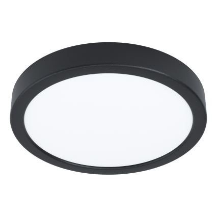 Eglo - LED RGBW димований стельовий світильник для ванної кімнати LED/11,2W/230V 2700-6500K діам. 21,1 см IP44 чорний
