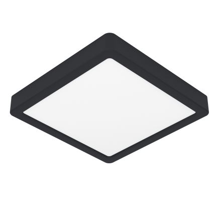 Eglo - LED RGBW стельовий світильник для ванної кімнати з регулюванням яскравості LED/10,5W/230V 2700-6500K 22x22 cm IP44 чорний