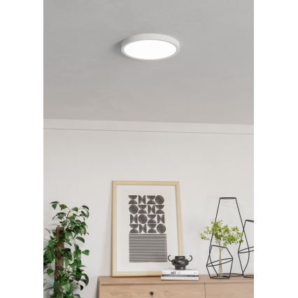 Eglo - LED RGBW диммируемый потолочный светильник для ванной LED/14,3Вт/230В 2700-6500K диам. 27,8 см IP44 белый
