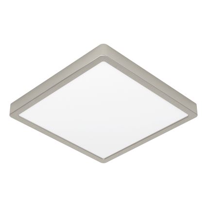 Eglo - LED RGBW регульований стельний світильник для ванної кімнати LED/13,5W/230V 2700-6500K 29,5x29,5 cm IP44 матовий хром