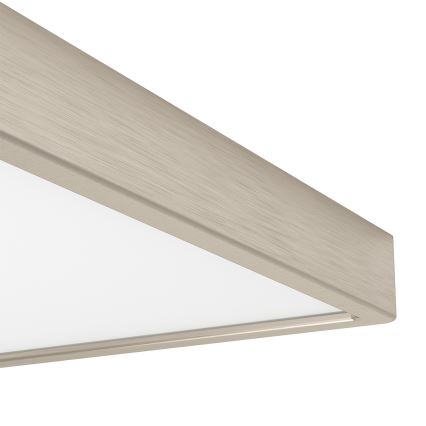 Eglo - LED RGBW регульований стельний світильник для ванної кімнати LED/13,5W/230V 2700-6500K 29,5x29,5 cm IP44 матовий хром