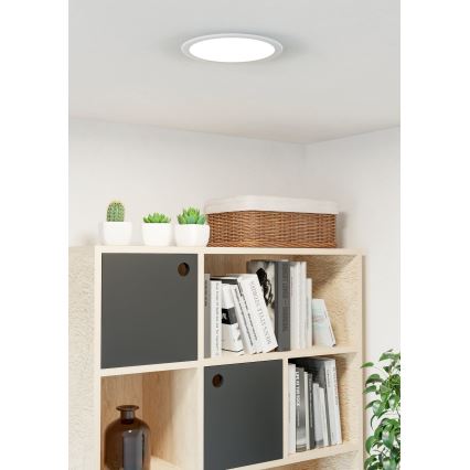 Eglo - встраиваемый потолочный светильник LED, 18,5 Вт / 230 В, 2700/4000/6500 К, Ø 21,6 см, белый