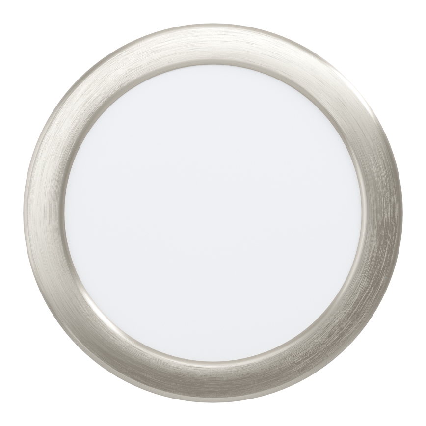 Eglo - вбудований LED‑світильник, 10,5 Вт, 230 В, 2700/4000/6500 К, діаметр 16,8 см, матовий хром