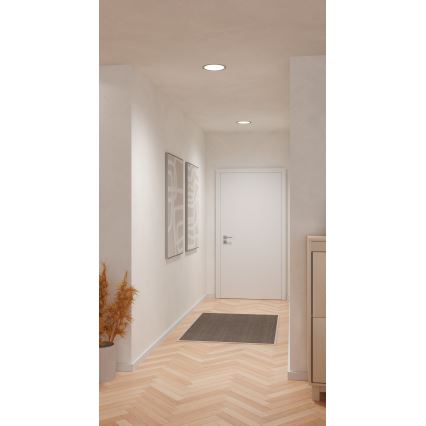 Eglo - LED вбудований світильник LED/18,5W/230V 2700/4000/6500K діаметр 21,6 см матовий хром