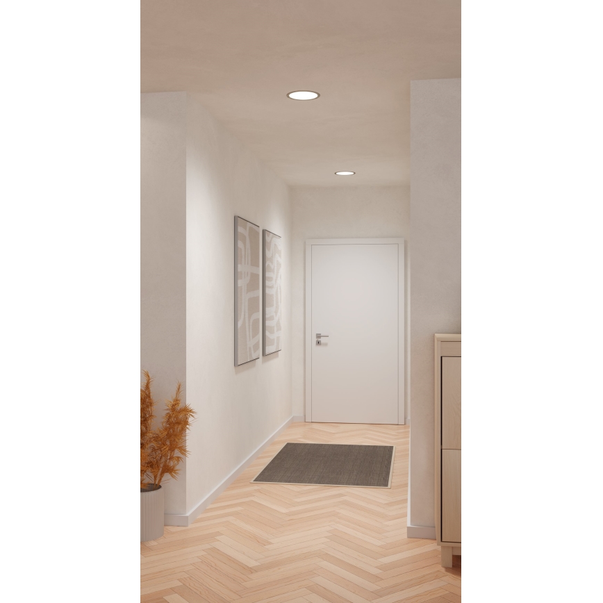 Eglo - LED вбудований світильник LED/18,5W/230V 2700/4000/6500K діаметр 21,6 см матовий хром