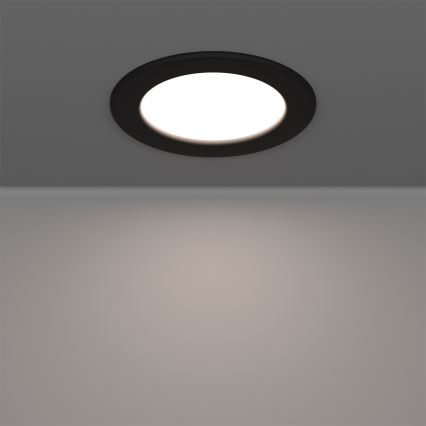 Eglo - LED RGBW диммируемый встраиваемый потолочный светильник для ванной комнаты LED/5W/230V 2700-6500K диам. 12 см IP44 черный