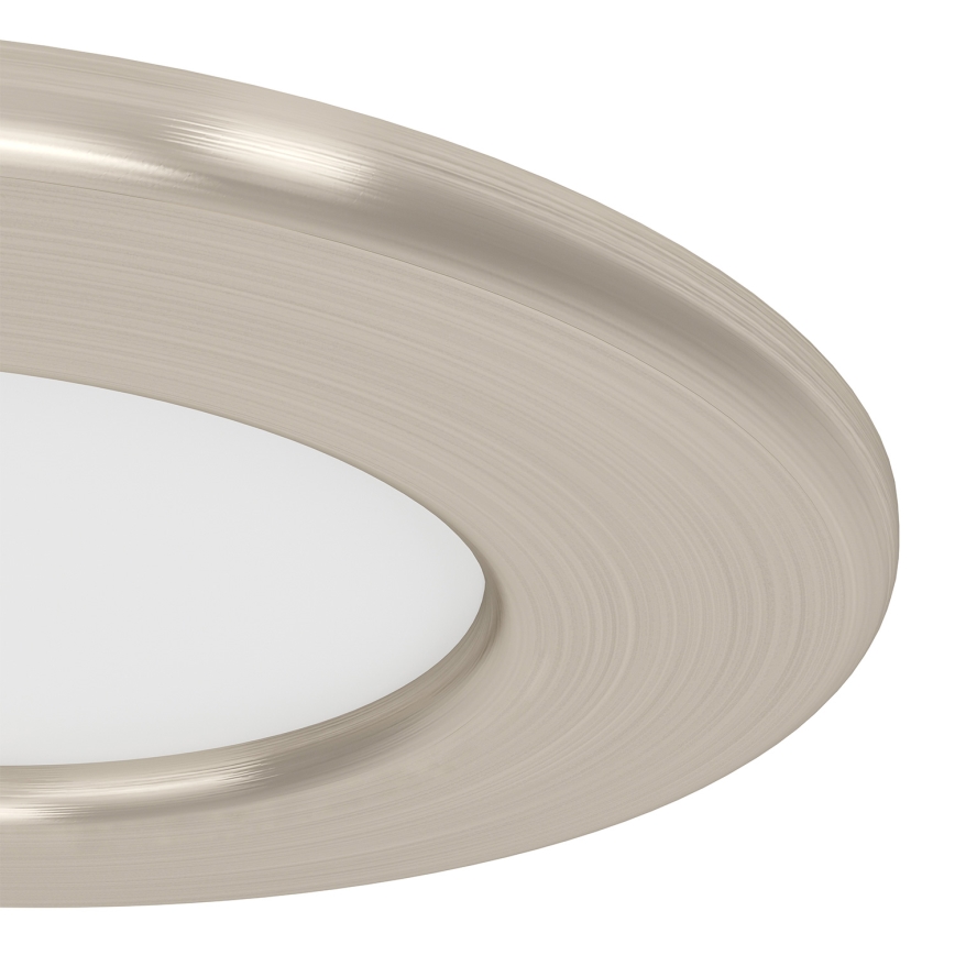 Eglo - Набор из 3 LED RGBW, диммируемый встраиваемый светильник для ванной комнаты LED/2,8 Вт/230 В 2700-6500K диам. 8,8 см IP44 матовый хром