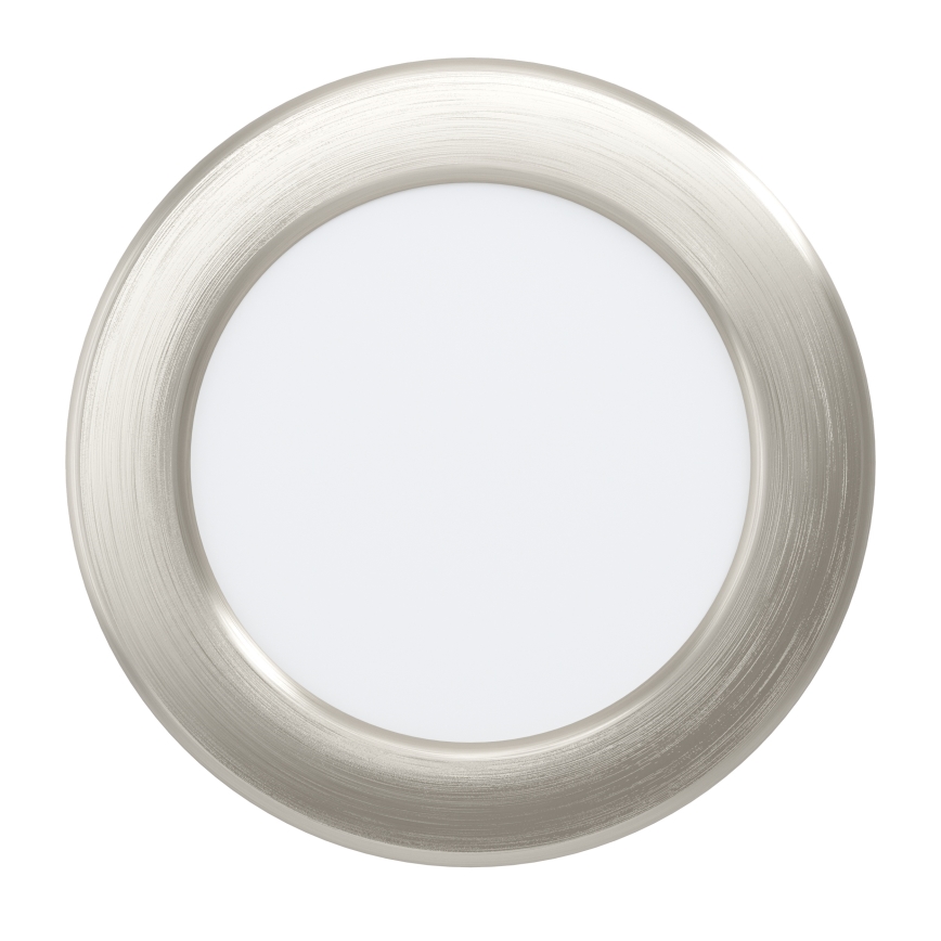 Eglo - LED RGBW диммируемый встраиваемый светильник для ванной LED/5Вт/230В 2700–6500К Ø 12 см IP44 матовый хром