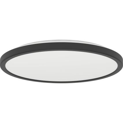 Eglo - Світлодіодний стельовий світильник для ванної кімнати LED/13,9W/230V 2700/4000/6500K діаметр 30 см IP44 чорний