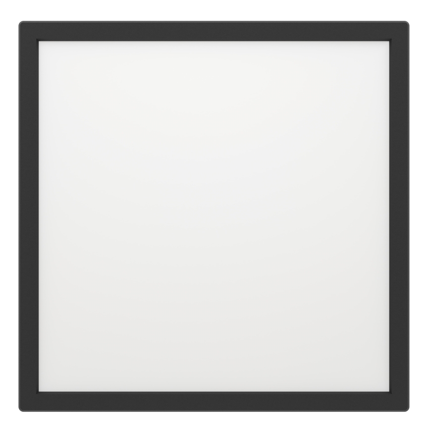 Eglo - Светодиодный уличный потолочный светильник LED/13,4W/230V 2700/4000/6500K 29x29 см IP44 черный