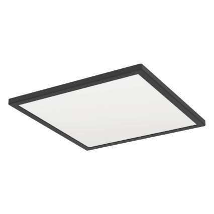 Eglo - Светодиодный уличный потолочный светильник LED/17,6W/230V 2700/4000/6500K 39x39 см IP44 черный