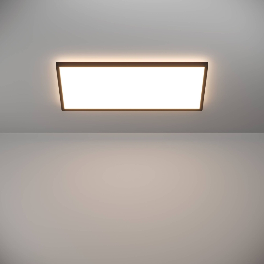 Eglo - Світлодіодний стельовий світильник для ванної кімнати LED/17,2W/230V 2700/4000/6500K 30x57 см IP44 чорний